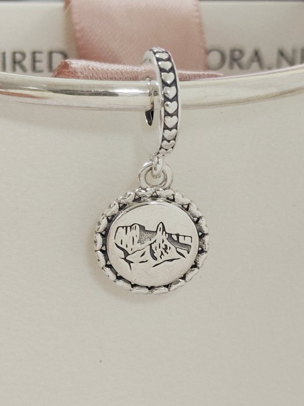 Pandora Saudi Exclusive Dangle Charm S925 Silver Bracelet Pendant with box